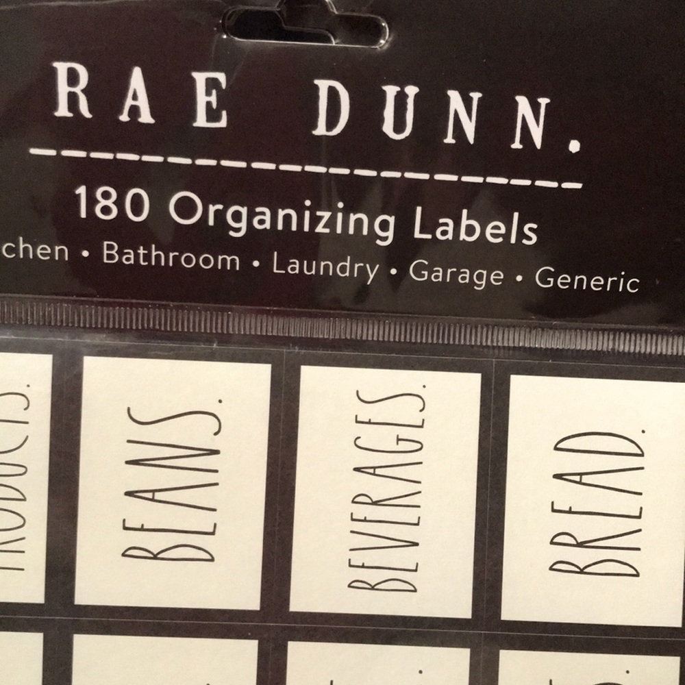Rae Dunn 180 Organizing Labels Stickers - Picture 3 of 7
